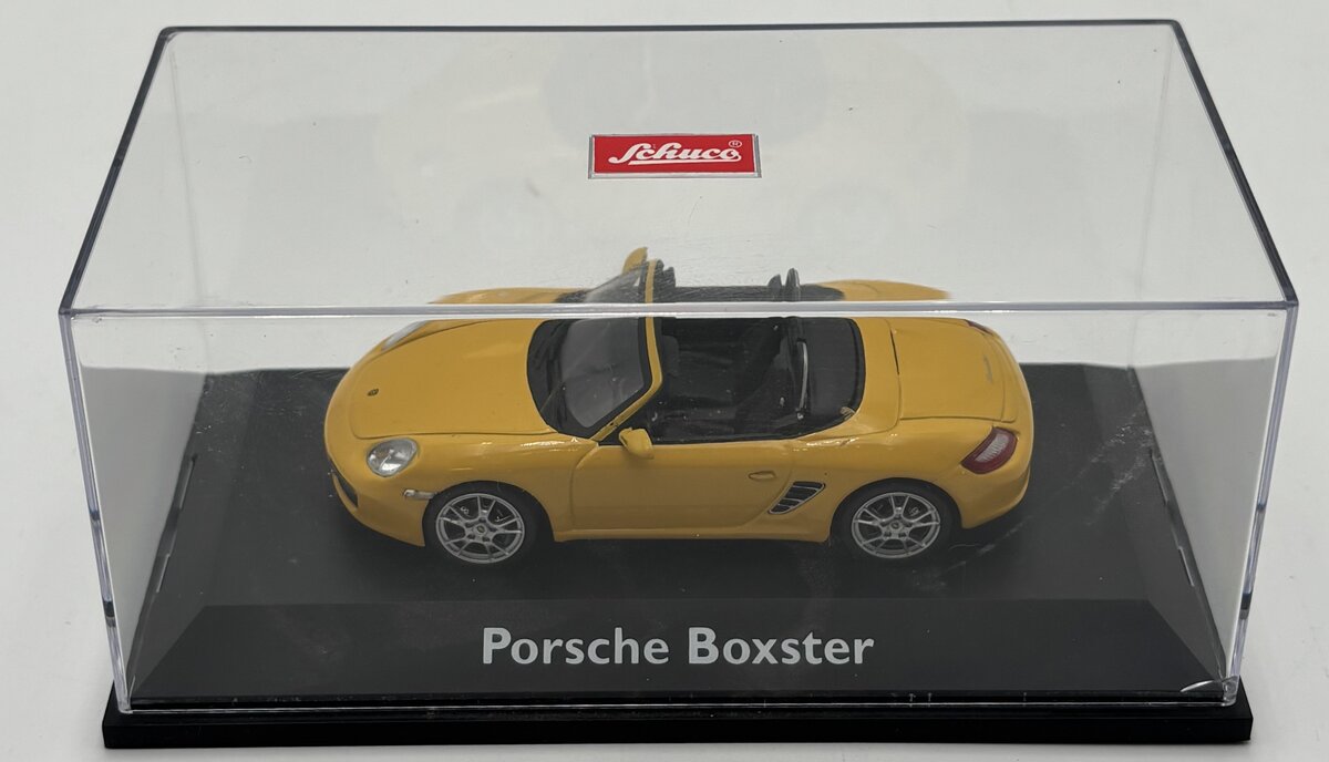 Schuco 04701 1:43 Yellow Porsche Boxster EX/Box