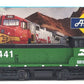 Athearn 3931 HO Burlington Northern SW 1000 Diesel Locomotive #441 EX/Box