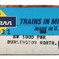 Athearn 3931 HO Burlington Northern SW 1000 Diesel Locomotive #441 EX/Box