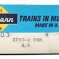 Athearn 4403 HO Burlington Northern SD40-2 Powered Diesel Locomotive #7050 EX/Box