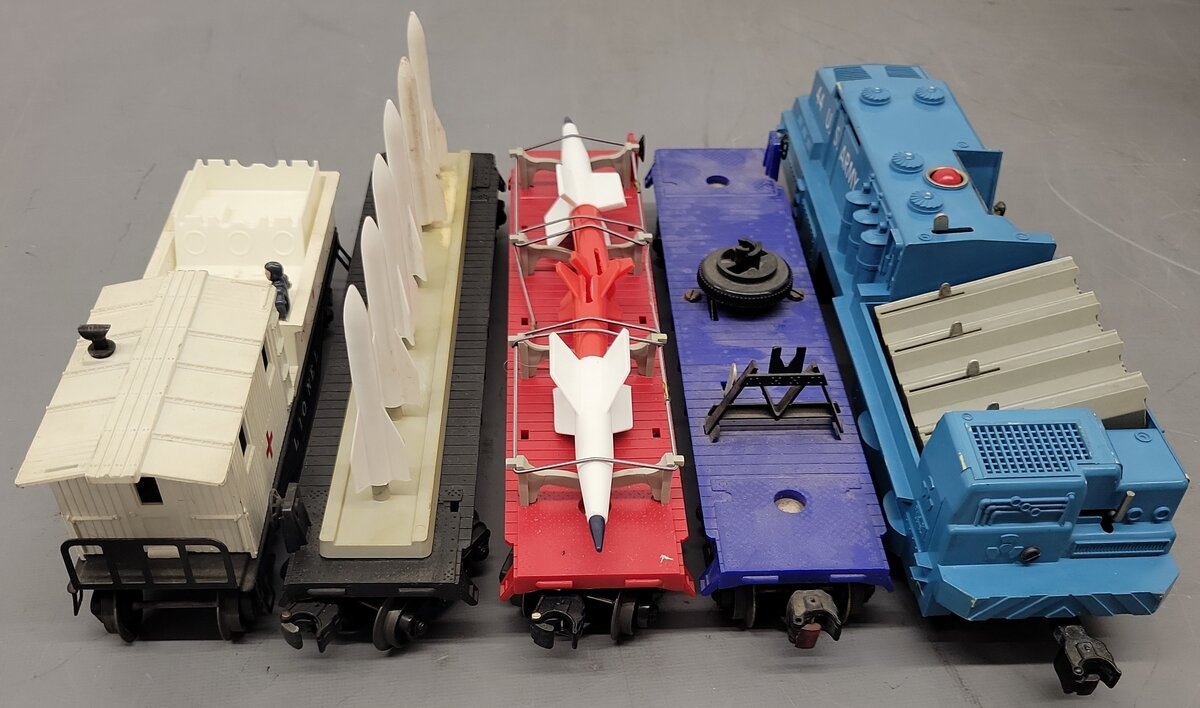 Lionel 2527 Vintage O Missile Launcher Train Set VG