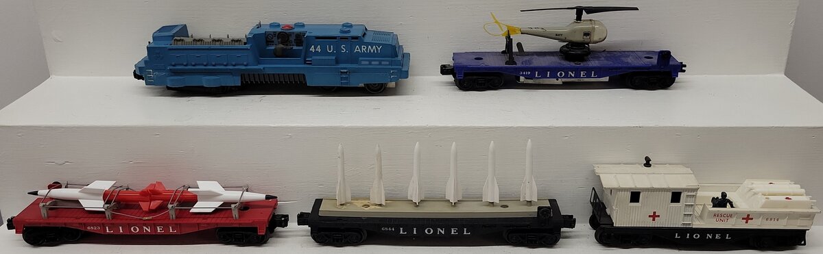Lionel 2527 Vintage O Missile Launcher Train Set VG