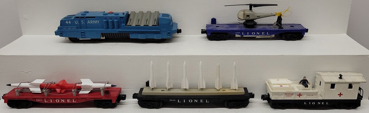 Lionel 2527 Vintage O Missile Launcher Train Set VG