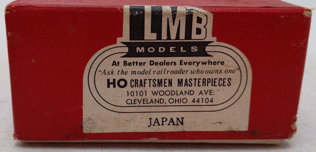 LMB HO Scale BRASS Custom Painted Northern Pacific Caboose Freight Car #10409/Box
