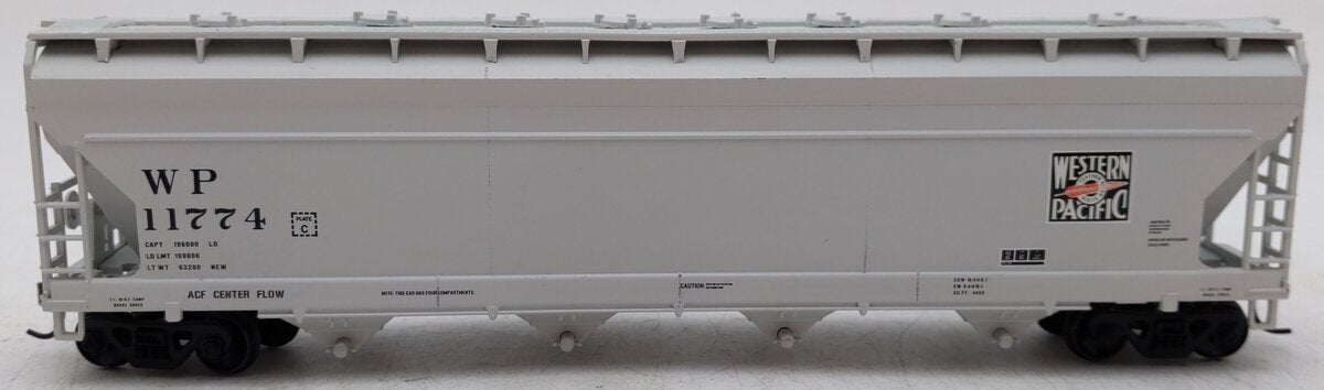 Athearn 7205 HO Scale Western Pacific ACF Centerflow Hopper #11774 EX/Box