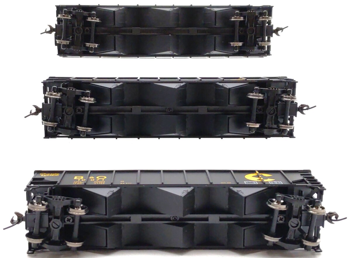 Atlas 20000462 HO Chessie/B&O AAR 70T 3 Bay Open Hoppers (Pack of 3) LN/Box
