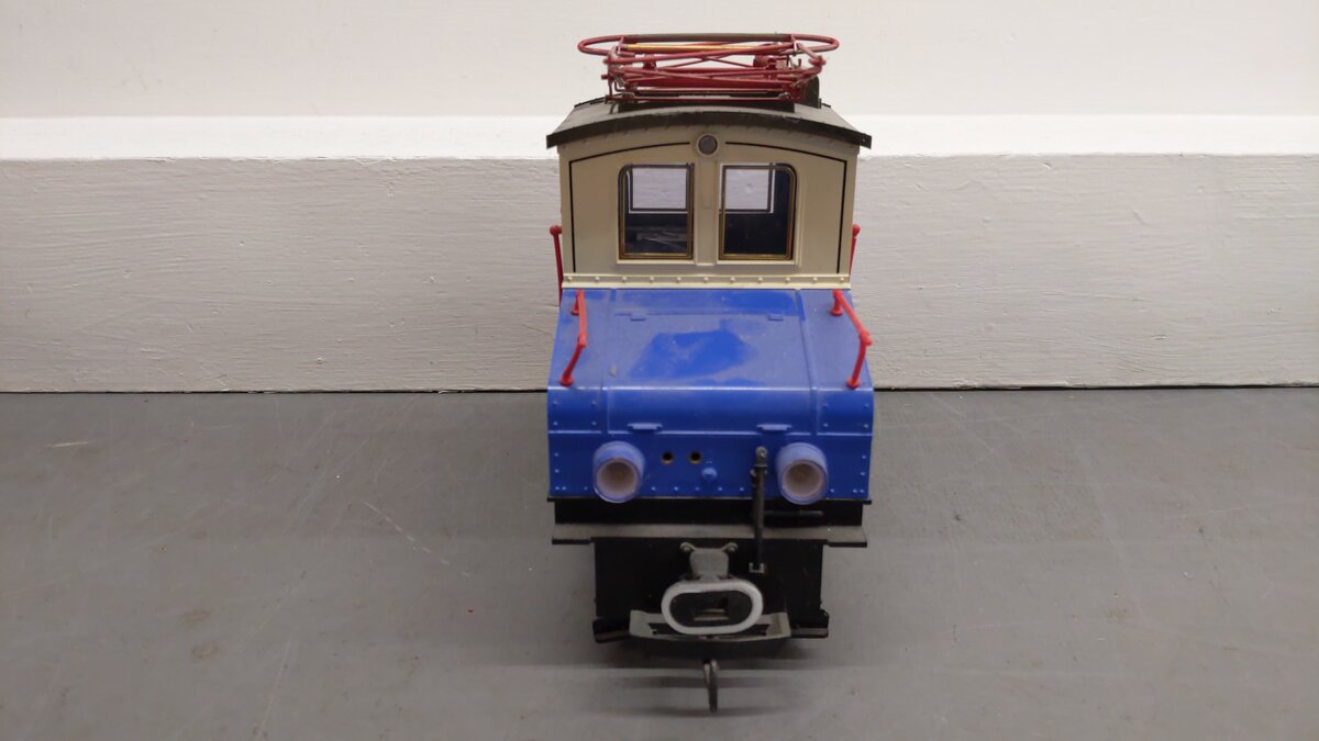 LGB 2030E G Scale Blue Steeple Cab Electric Locomotive VG/Box