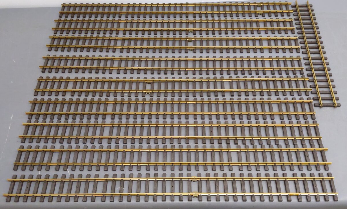 LGB  G Scale Assorted Straight Track Sections (10) EX