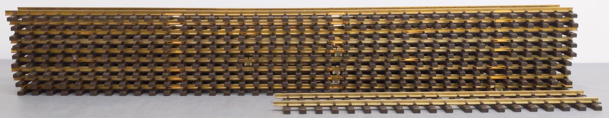 LGB  G Scale Assorted Straight Track Sections (10) EX