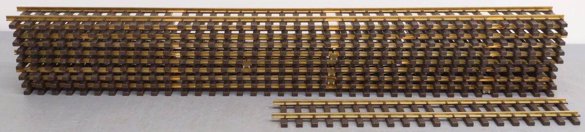 LGB  G Scale Assorted Straight Track Sections (10) EX