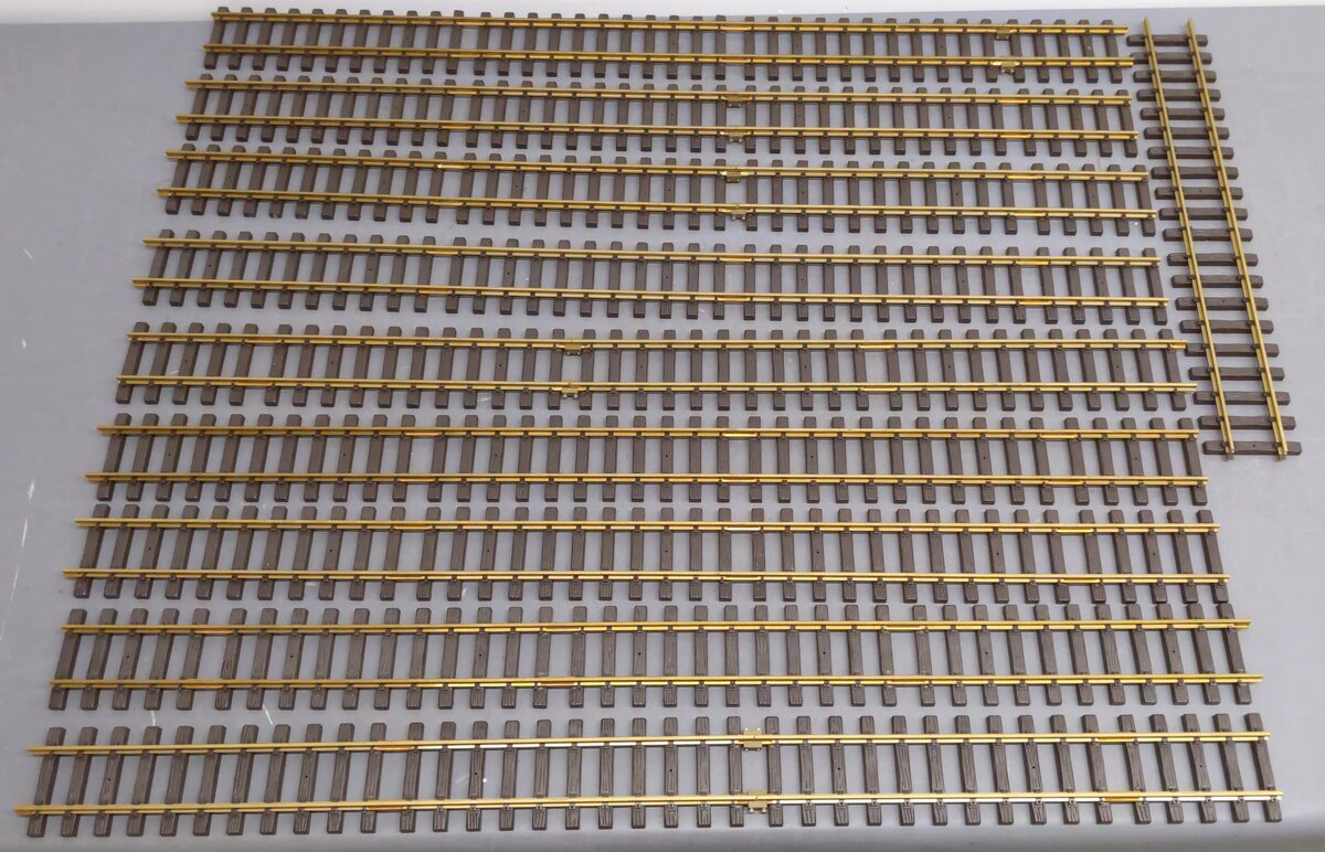 LGB  G Scale Assorted Straight Track Sections (10) EX
