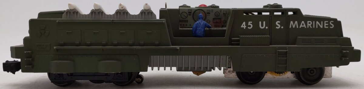 Lionel 45 Vintage O Olive Drab USMC Mobile Missile Launcher VG