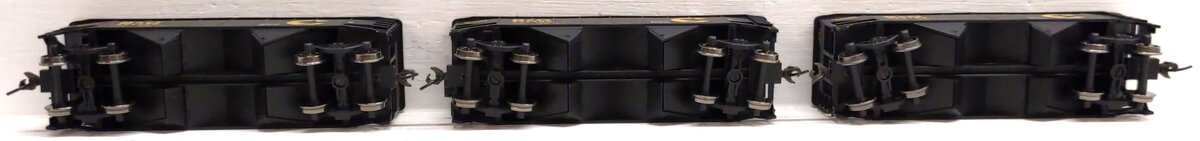 Atlas 1105 HO Scale Chessie/B&O Offset Side Hopper w/Flat End (Pack of 3) LN/Box