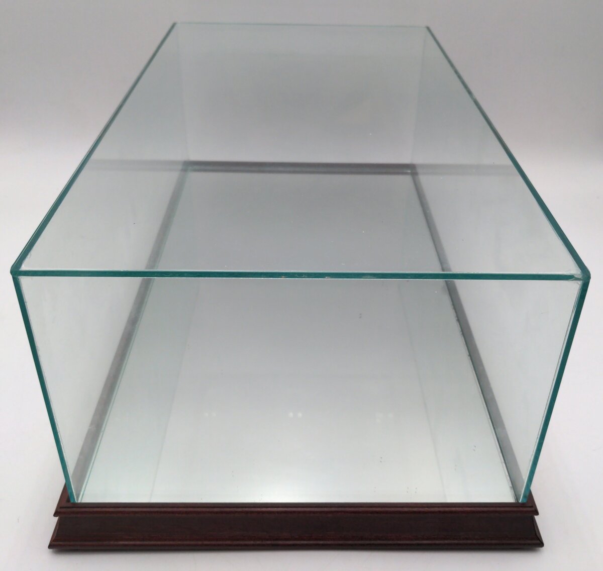 Wooden Glass Case W/ Mirror VG