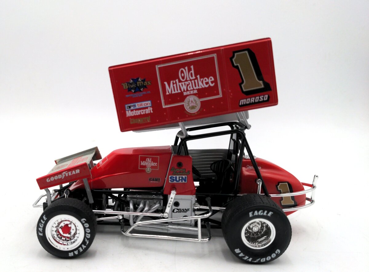 GMP 1:18 Scale Diecast Sammy Swindell 1995 Old Milwaukee Sprint Car LN