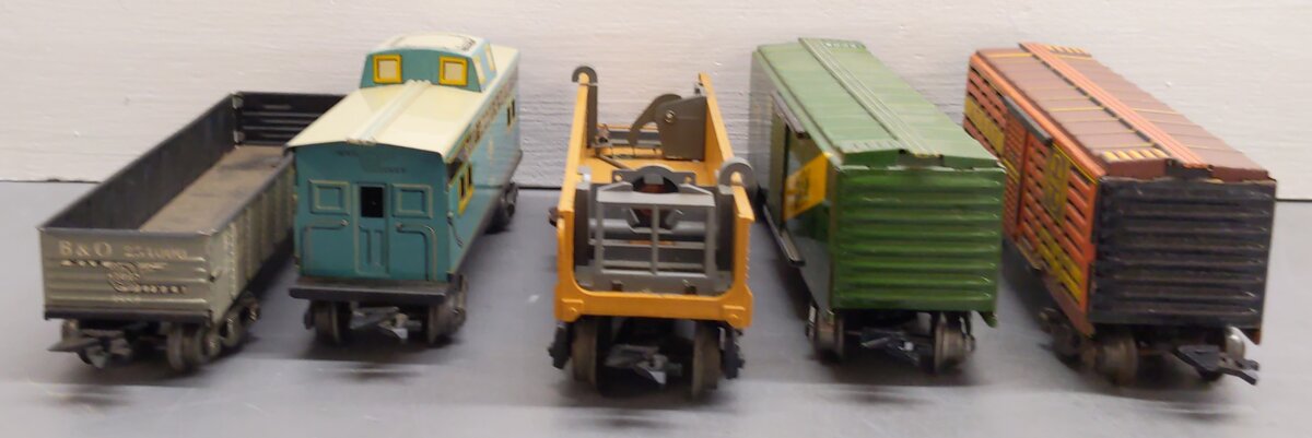 Marx O Gauge Vintage Freight Cars #13549,2824,C518,1950,254000 [5] VG