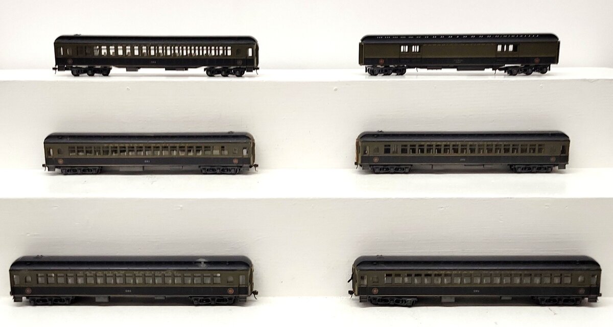 Rivarossi HO Scale Assorted Canadian National Passenger Cars [6] VG