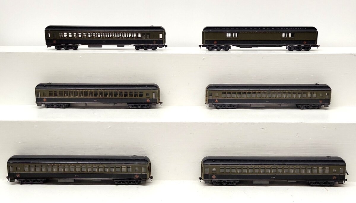 Rivarossi HO Scale Assorted Canadian National Passenger Cars [6] VG