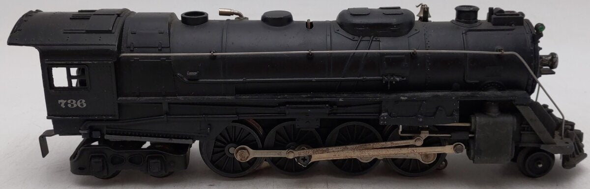 Lionel 736 Vintage O 2-8-4 Berkshire Steam Locomotive VG