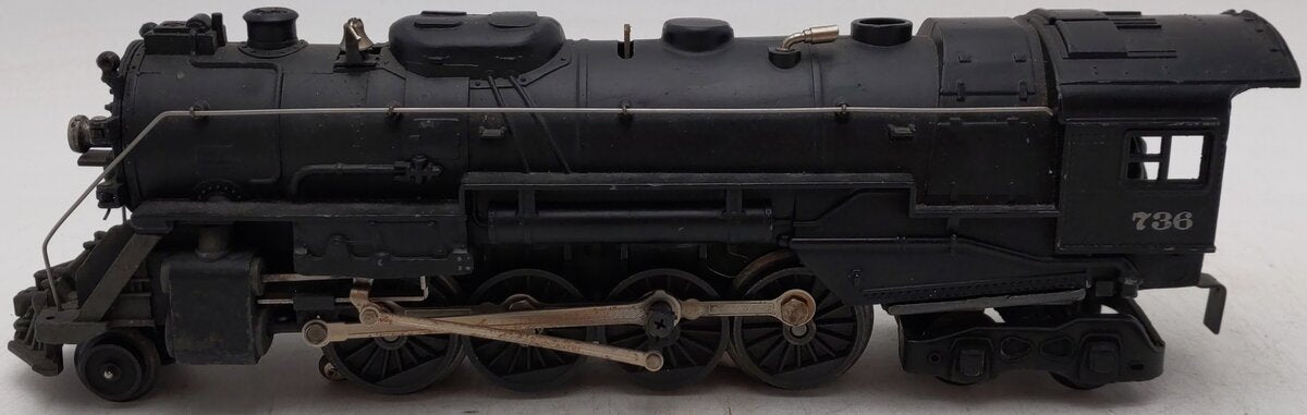Lionel 736 Vintage O 2-8-4 Berkshire Steam Locomotive VG