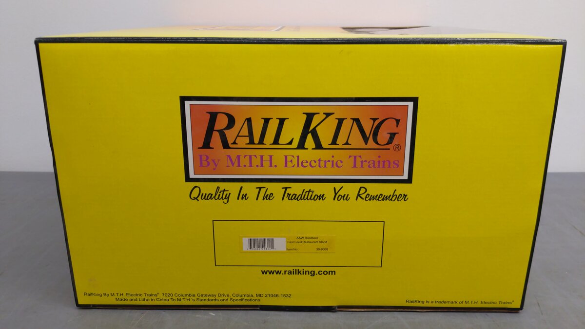 MTH 30-9068 A&W Rootbeer Restaurant Stand EX/Box