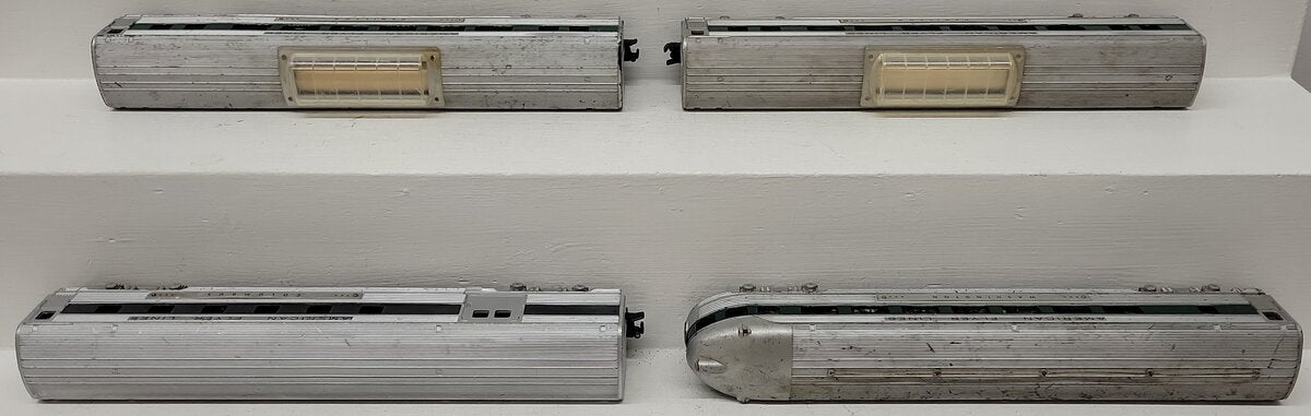 American Flyer Vintage S Gauge Passenger Cars: 963, 960, 962, 962 [4]
