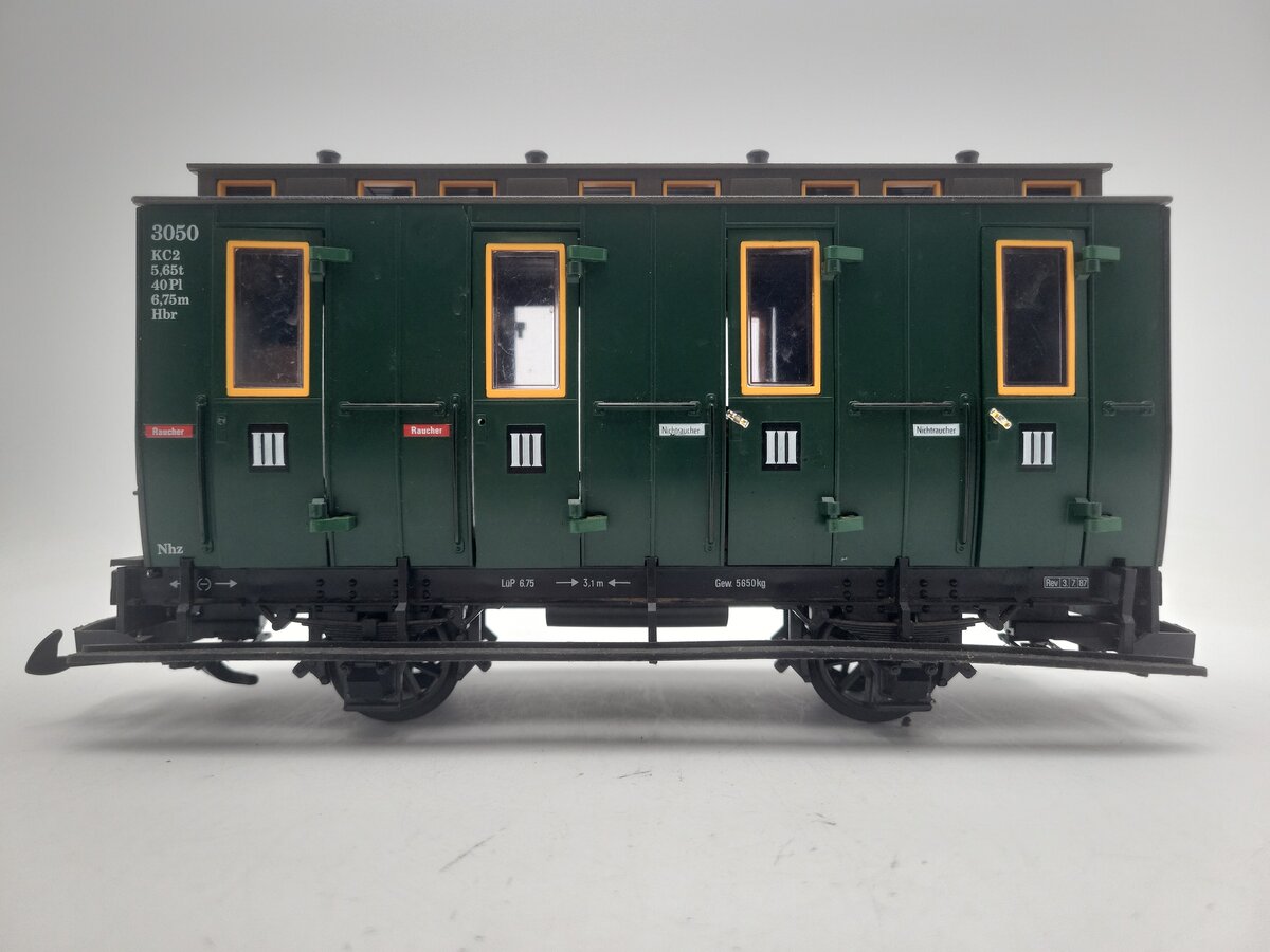 LGB 3050 G Gauge European 4-Wheel Passenger Car VG