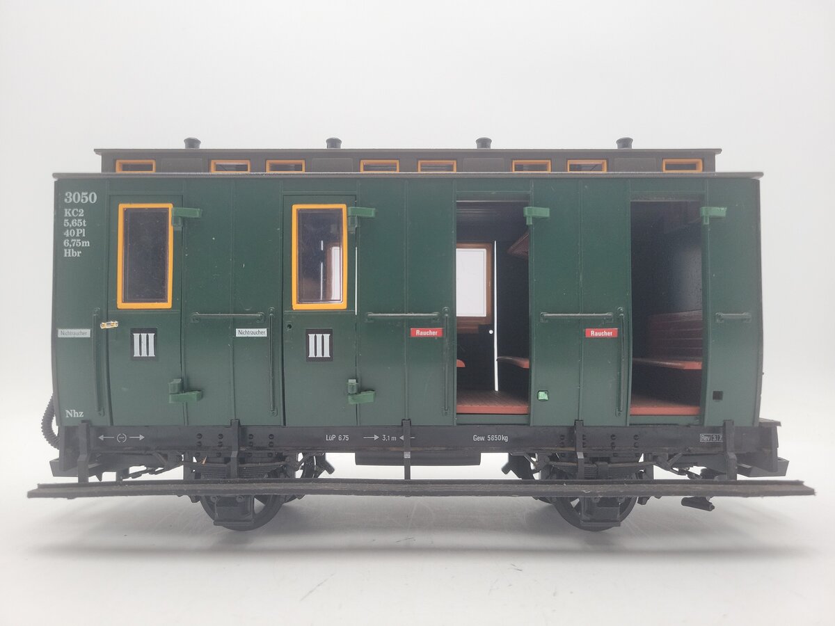 LGB 3050 G Gauge European 4-Wheel Passenger Car VG