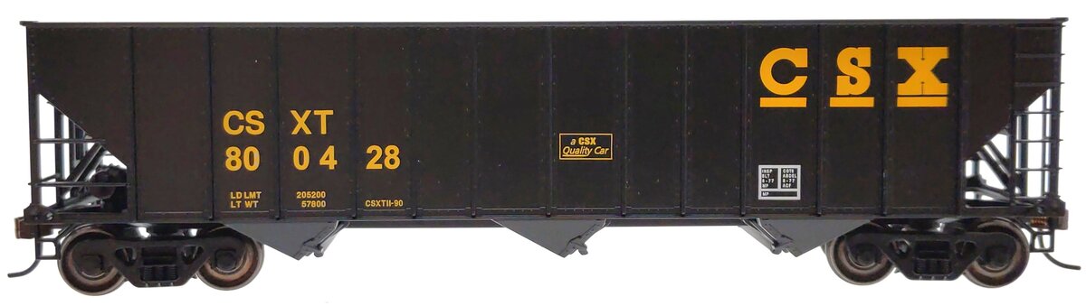 Bowser 41168 HO CSX/CSXT 100-Ton 3-Bay Hopper Executive Line #800428 LN/Box