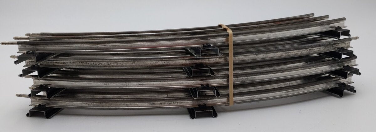 Lionel 6-65501 O Gauge Tubular 31" Diameter Curved Track (12) VG
