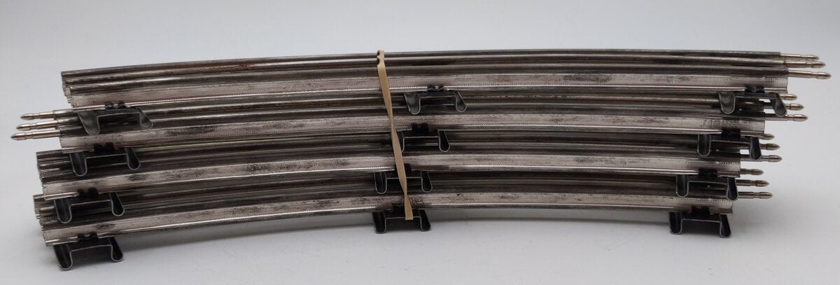 Lionel 6-65501 O Gauge Tubular 31" Diameter Curved Track (12) VG