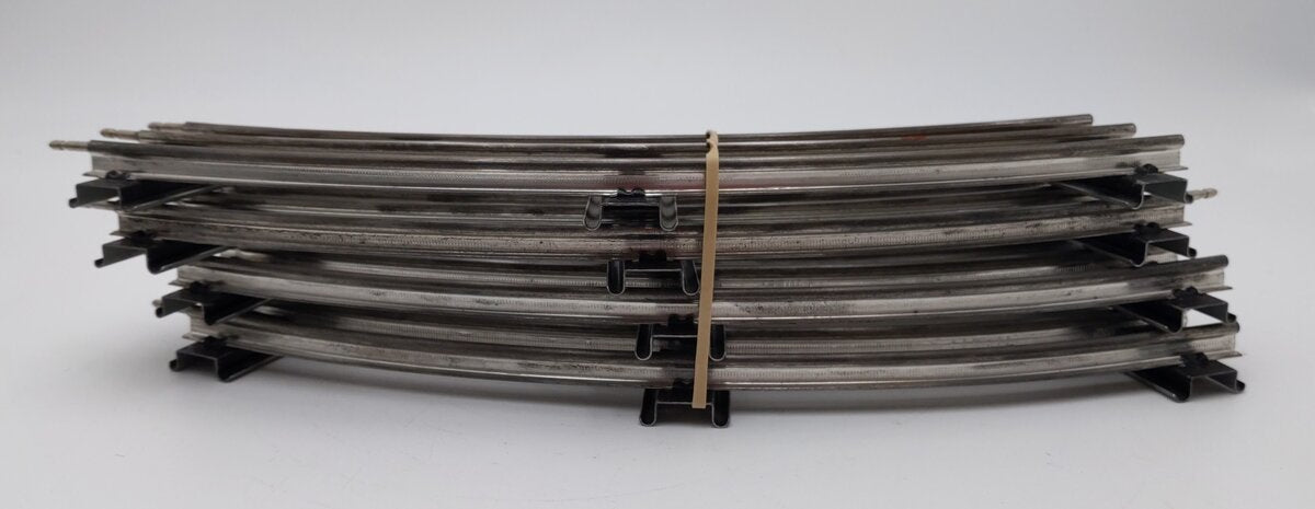 Lionel 6-65501 O Gauge Tubular 31" Diameter Curved Track (12) VG