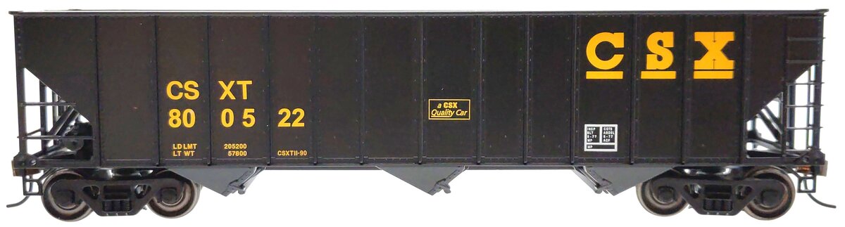 Bowser 41169 HO CSX/CSXT 100-Ton 3-Bay Hopper Executive Line #800522 LN/Box