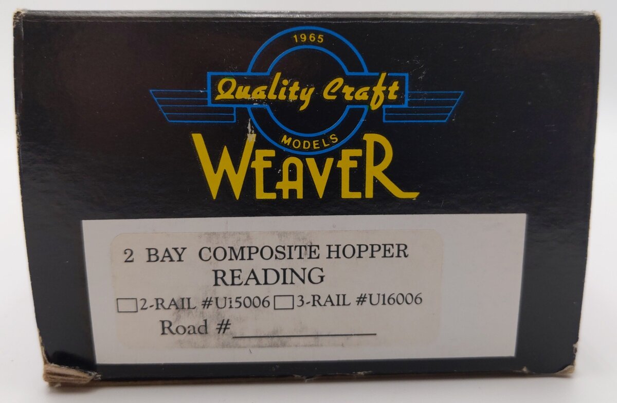 Weaver U16006D O Gauge Reading Hopper #67999 (3 Rail) EX/Box