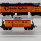 Life Like 8679 HO Chessie GP38-2 Diesel Locomotive with Caboose LN/Box