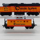 Life Like 8679 HO Chessie GP38-2 Diesel Locomotive with Caboose LN/Box