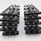 Lionel 6-12840 O Gauge Tubular 10" Insulated Straight Track (18) VG