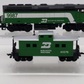 Life Like 8675 HO Burlington Northern F40 Diesel Locomotive w/Caboose LN/Box