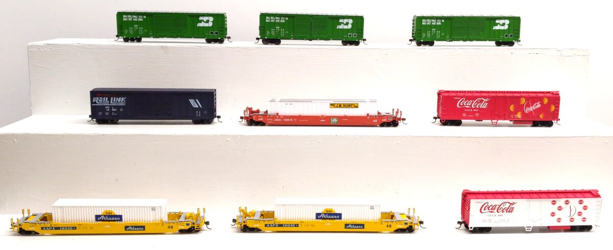 Athearn & Roundhouse HO Scale Assorted Freight Cars [9] VG