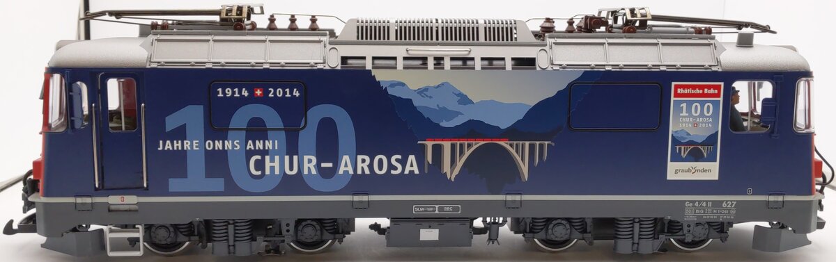 LGB 28440 G Scale RhB Electric Locomotive Ge 4/4 II EX/Box