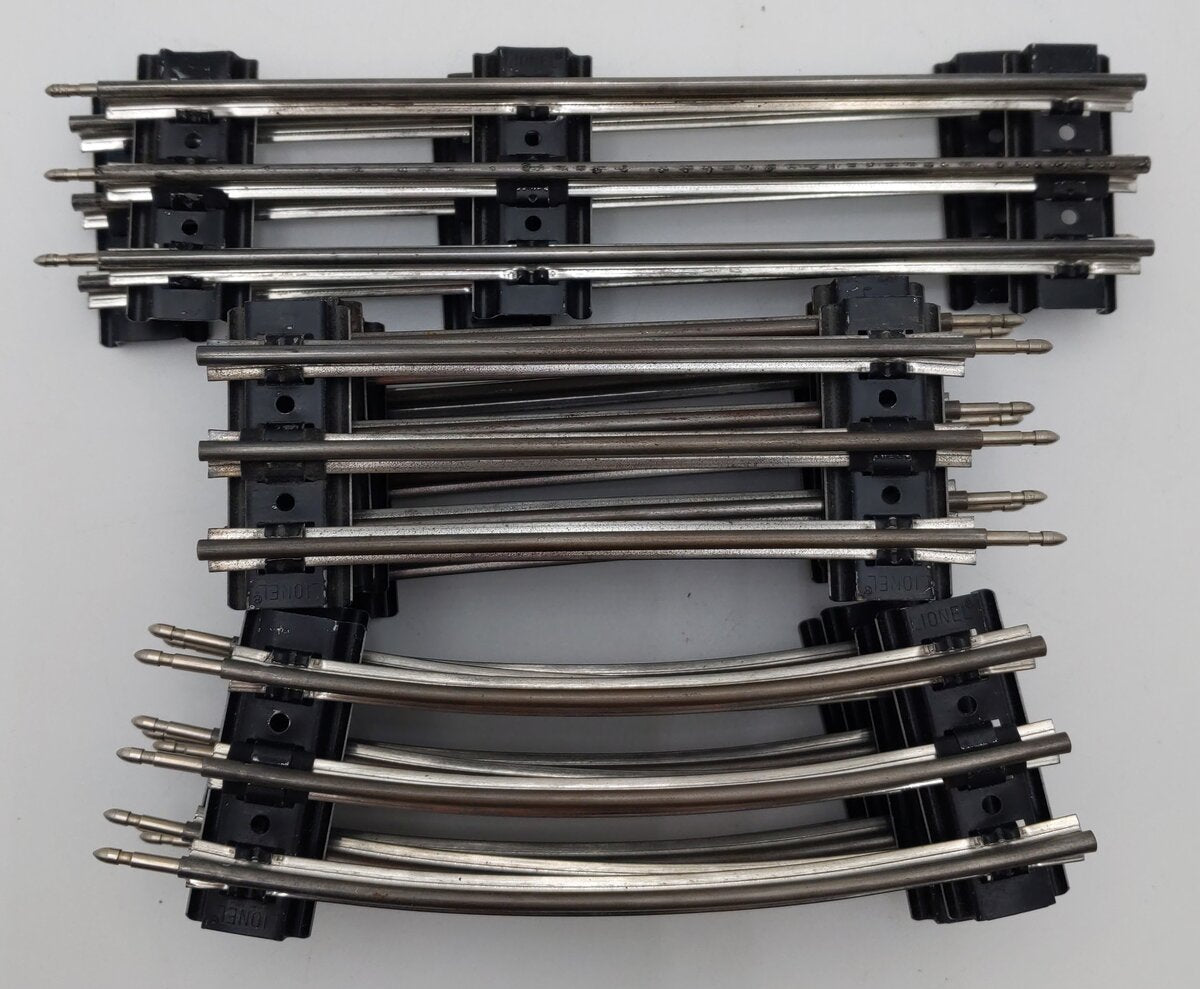 Lionel O Gauge Assorted Straight & Curved Track Sections [10] VG