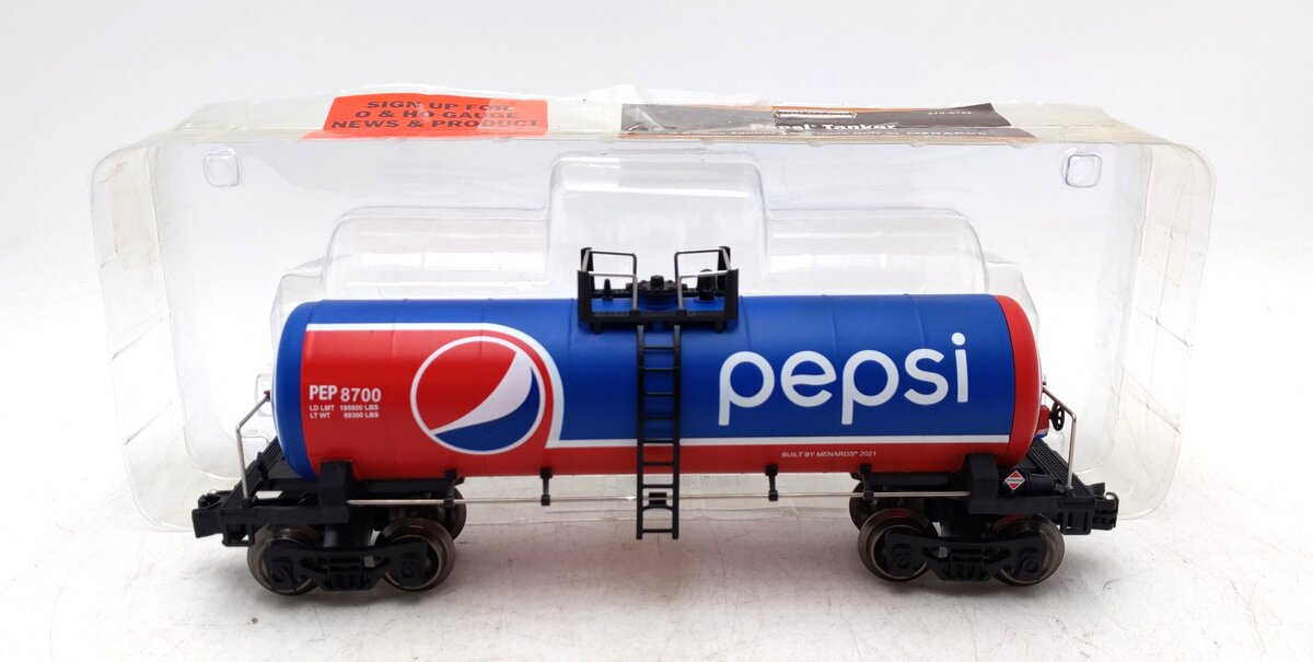 Menards 279-6742 O Pepsi Tank Car #8700 LN/Box