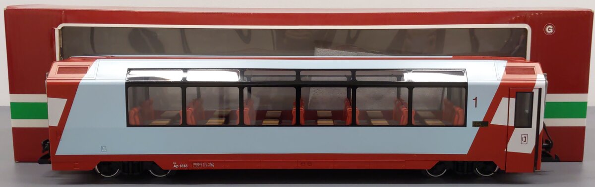 LGB 33660 G Scale Panorama Car RhB/MGB GEX EX/Box