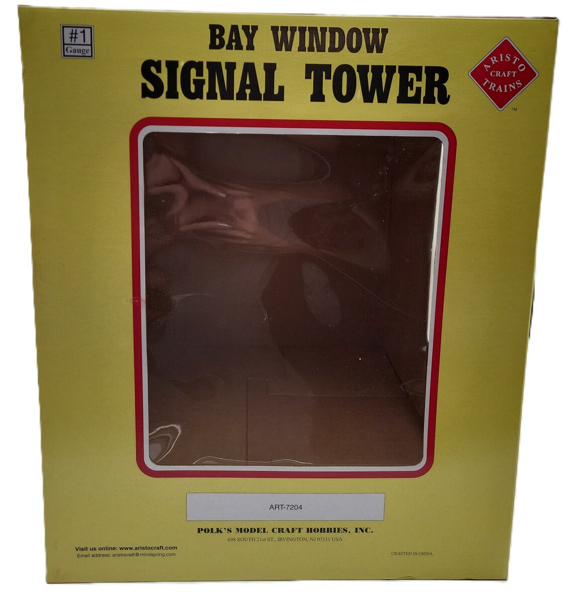 Aristo-Craft 7204 G Scale Bay Window Signal Tower EX/Box