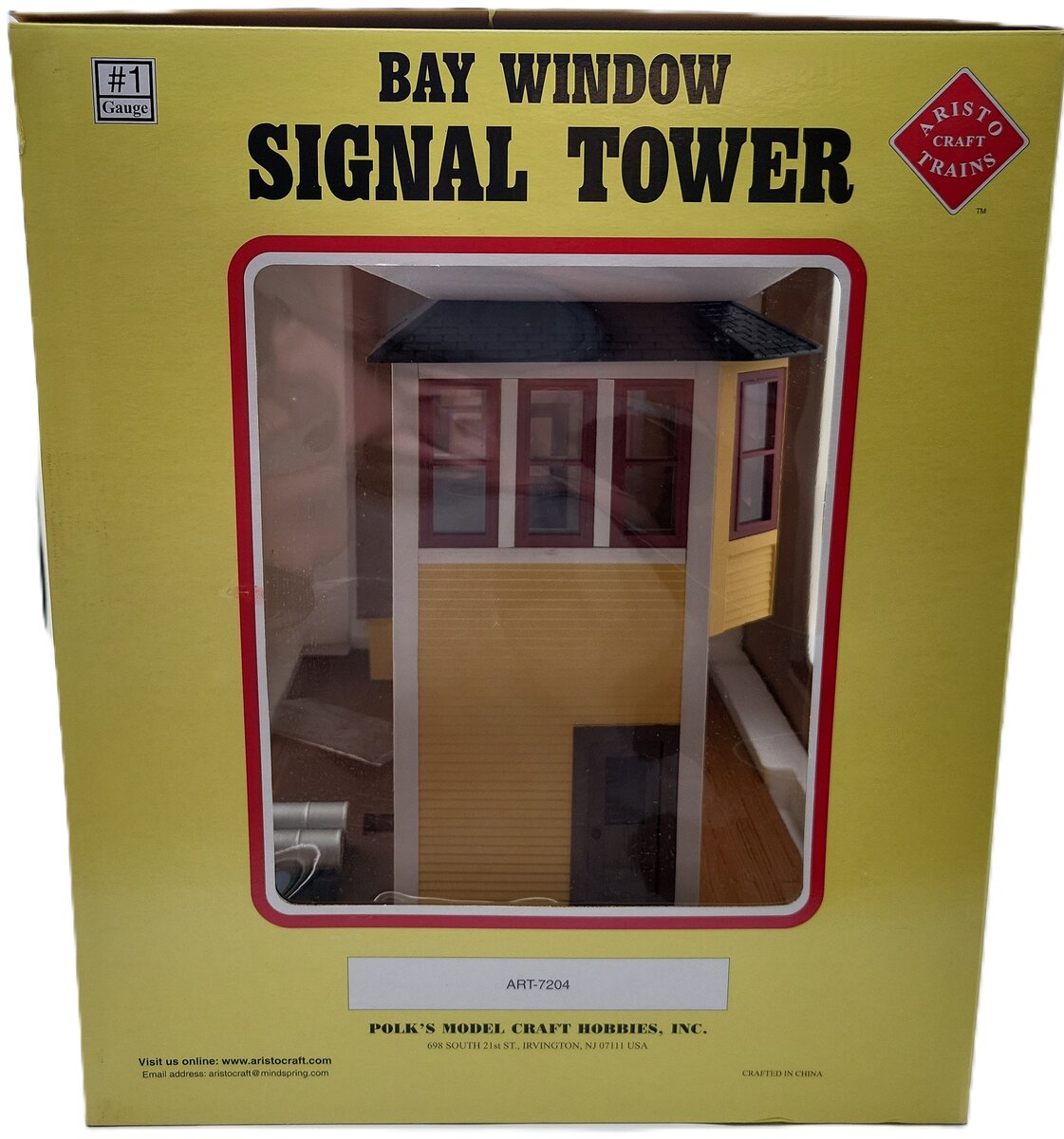 Aristo-Craft 7204 G Scale Bay Window Signal Tower EX/Box