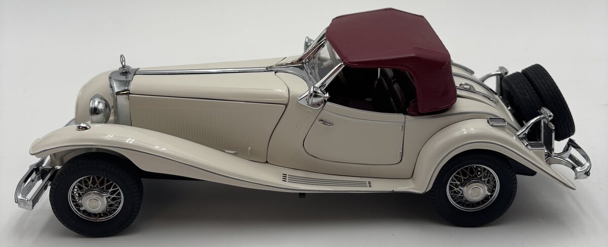 Franklin Mint 1:24 1935 Mercedes Benz 500k Special Roadster LN