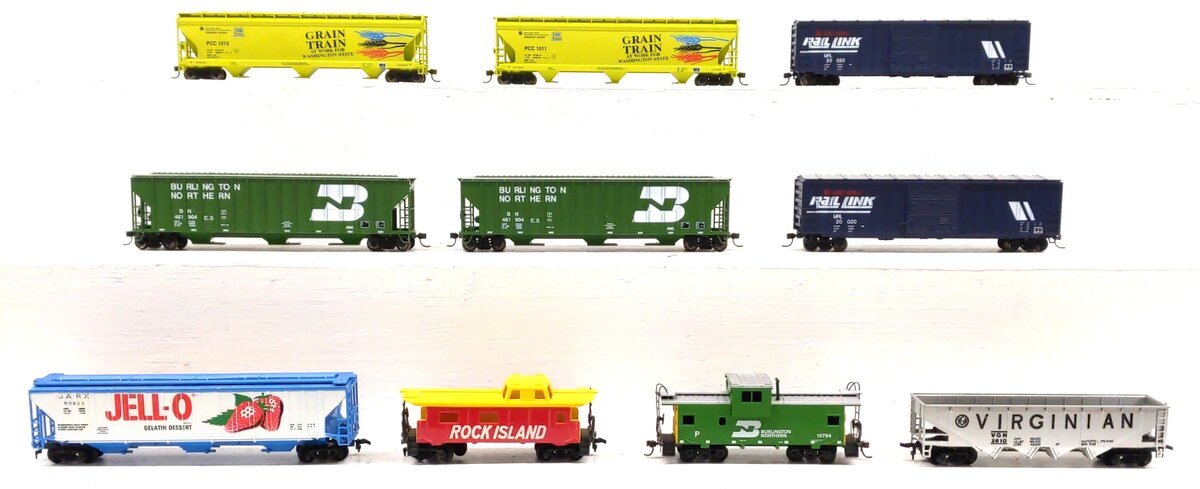 Athearn, Tyco, Accurail & Other HO Scale Assorted Freight Cars [10] VG
