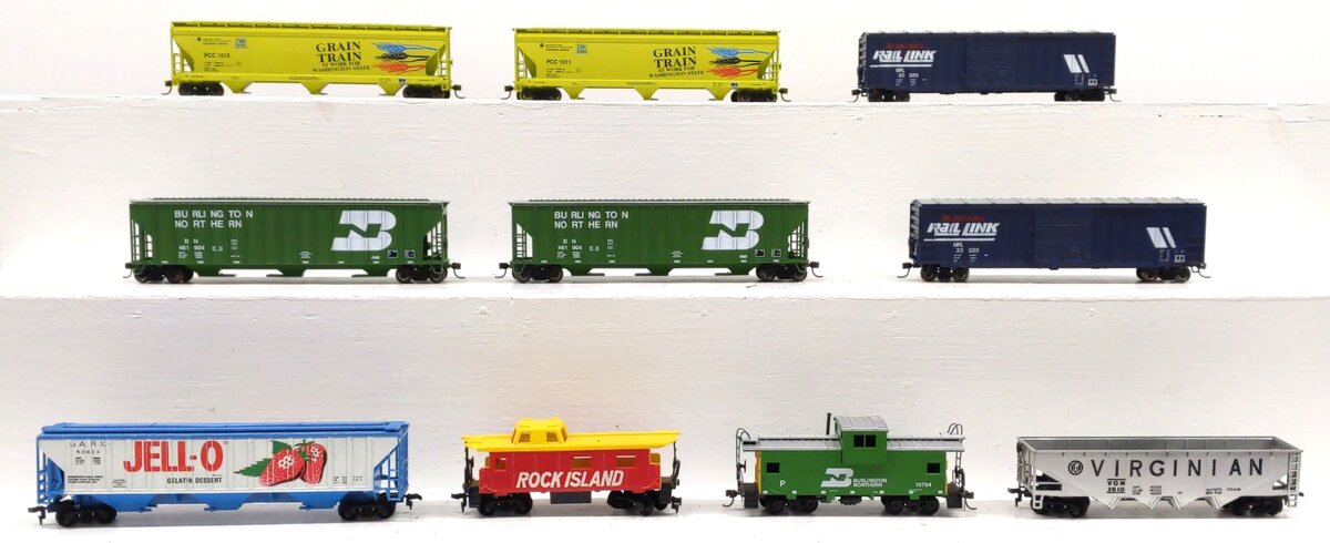 Athearn, Tyco, Accurail & Other HO Scale Assorted Freight Cars [10] VG