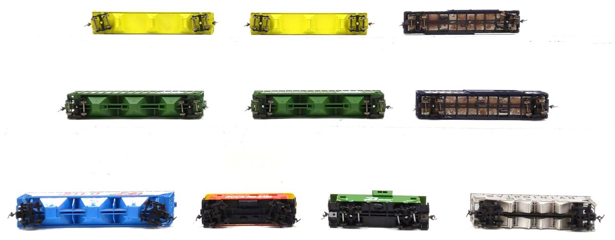 Athearn, Tyco, Accurail & Other HO Scale Assorted Freight Cars [10] VG