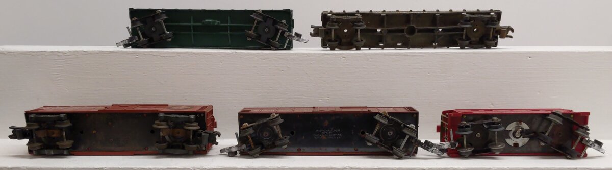 American Flyer & Other S Gauge Vintage Freight Cars:642,970,630,631,24539 [5]